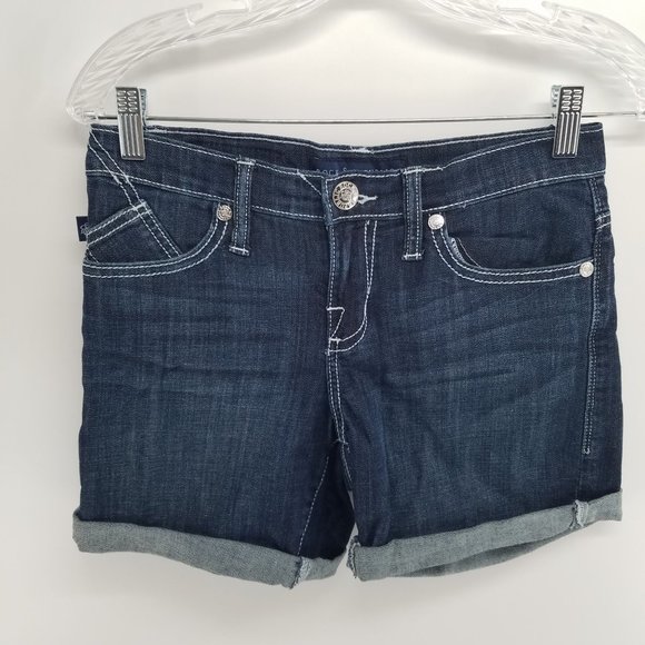 Rock & Republic denim jean shorts size 2 - Picture 1 of 4